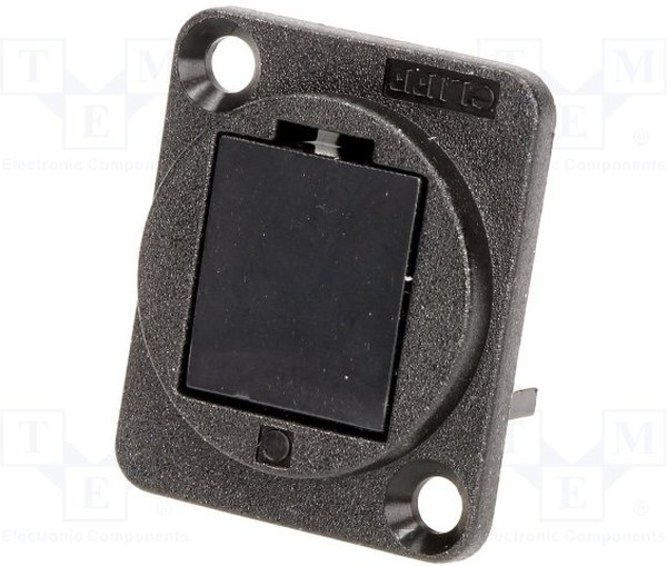 CP30241, Заглушка, черный, пластик, Корп: стандарт XLR, 19x24мм, Серия: FT