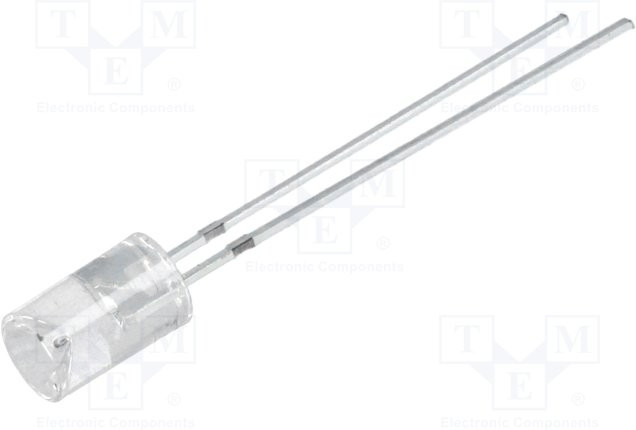 OSW5DK5MC1B, LED; 5mm; white cold; 150?240mcd; 120°; Front: recessed; 2.9?3.6V OSW5DK5MC1B, LED; 5mm; white cold; 150?240mcd; 120°; Front: recessed; 2.9?3.6V