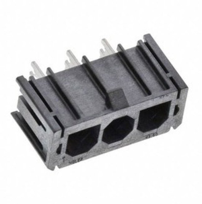 172043-0301, Power to the Board Super-Sabre R/A Hdr 3Ckt W/O BdLk FgrPrf