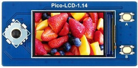 Pico-LCD-1.14, IPS дисплей для Raspberry Pi Pico, 65K цветов, 240×135, SPI
