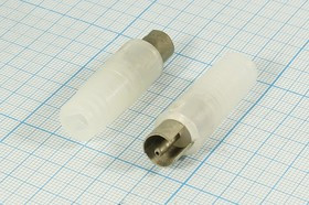 Штекер TV, на кабель, пластик, САТ-Ш, [отеч]