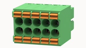 15EDGKNH-3.5- 10P-14-00A(H), Разъемный клеммный блок, 10 контактов. Серия 15EDGKNH-3.5