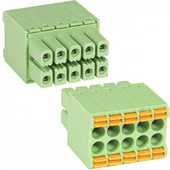 15EDGKNH-3.5- 10P-14-00A(H), Разъемный клеммный блок, 10 контактов. Серия 15EDGKNH-3.5