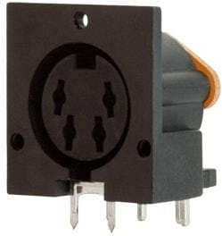 SDS-70J, Circular DIN Connectors DIN, 7P jack, rt, through hole SDS-70J, Circular DIN Connectors DIN, 7P jack, rt, through hole