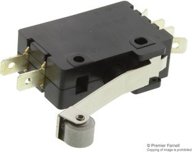 0E20-00K0, MICROSWITCH, HINGE LEVER, DPDT 20A 250V