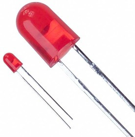 LTL-10223W, Standard LEDs - Through Hole Red Diffused