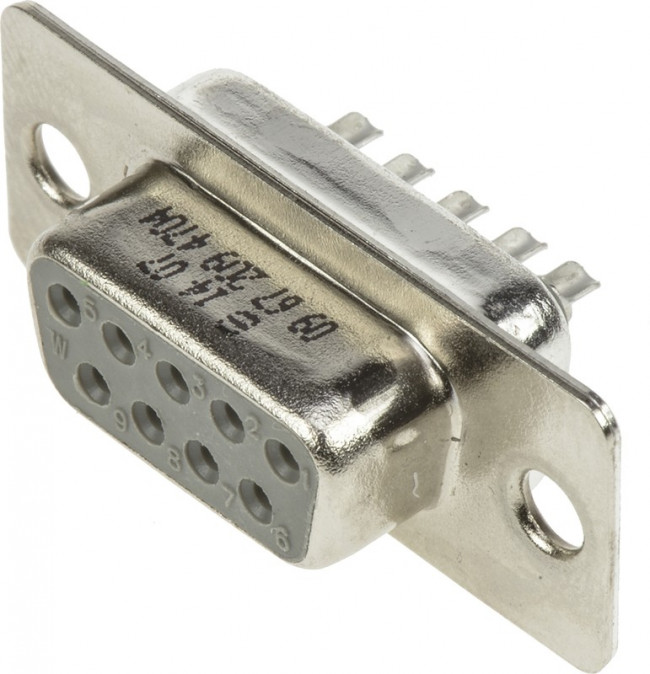 09672094704, Conn D-Subminiature F 9 POS Solder Bucket ST Panel Mount 9 Terminal 1 Port 09672094704, Conn D-Subminiature F 9 POS Solder Bucket ST Panel Mount 9 Terminal 1 Port