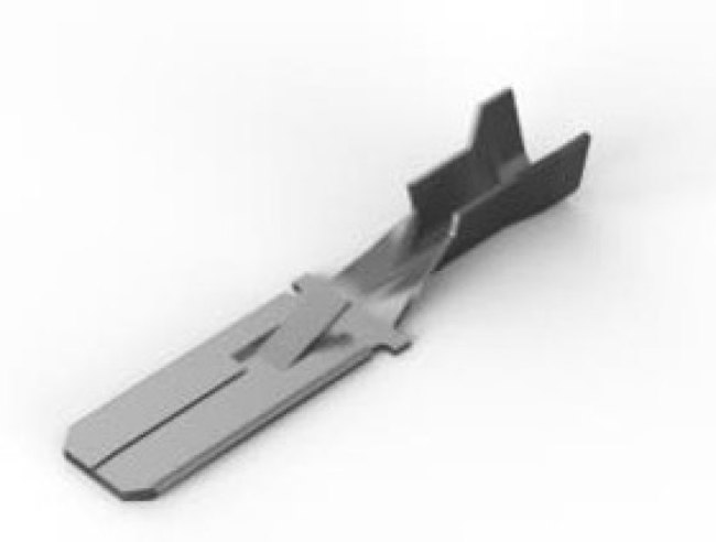 160450-2, FASTIN-FASTON .250 Uninsulated Male Spade Connector, Tab, 6.35 x 0.81mm Tab Size, 0.8mm² to 2.5mm² 160450-2, FASTIN-FASTON .250 Uninsulated Male Spade Connector, Tab, 6.35 x 0.81mm Tab Size, 0.8mm² to 2.5mm²