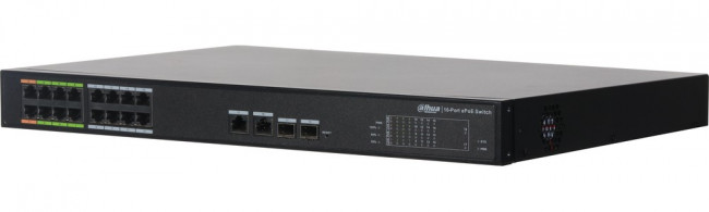 Коммутатор (свитч) Dahua DH-LR2218-16ET-240 Коммутатор (свитч) Dahua DH-LR2218-16ET-240