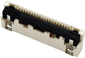 046817610001846+, FFC &amp; FPC Connectors 0.5mm Pitch 10Pin One Action Right Angle