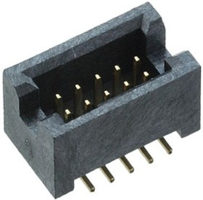 M50-4900545, Archer M50 Series Straight Surface Mount PCB Header, 10 Contact(s), 1.27mm Pitch, 2 Row(s), Shrouded