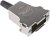 FMK2G / 1727040098, FMK Series Die Cast Zinc D Sub Backshell, 15 Way, Strain Relief