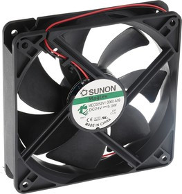 MEC0252V1-0000-A99, ME Series Axial Fan, 24 V dc, DC Operation, 184m³/h, 5W, 207mA Max, 120 x 120 x 25mm