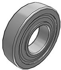 RLS 10-2RS1 Single Row Deep Groove Ball Bearing- Both Sides Sealed 31.75mm I.D, 69.85mm O.D