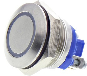 AV9SLD9481002K, Pushbutton Switch, Vandal Proof Momentary Function 50 mA 24 VDC 1NO IP67