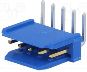 FCI-76382-305, Гнездо, провод-плата, "папа", PIN: 5, 2,54мм, THT, DUBOX, 3А