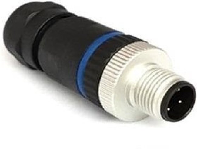 PXPPAM12RAM04ASTPG9, Circular Connector, M12, Plug, Right Angle, Poles - 4, Screw Terminal, Inline Flex Mount PXPPAM12RAM04ASTPG9, Circular Connector, M12, Plug, Right Angle, Poles - 4, Screw Terminal, Inline Flex Mount
