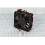 Вентилятор 60x60x25, напряжение 24В, ток 0,16А, выводы 2L, подшипник качения, JF0625B2UR-R JAMIC