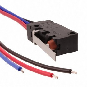D2VW-5L1A-1M(D)(CHN), Micro Switch D2VW, 5A, 5A, 1CO, 1.96N, Short Hinge Lever