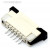 Разъем FPC Half Coverage Top Contact 1.0K-BS-6PWB 6 pin высота 2мм шаг 1мм