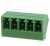 1827305, Pluggable Terminal Blocks 5 Pos 3.81mm pitch Through Hole Header