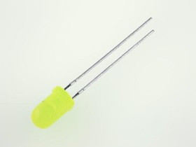 L-53YD, LED; 5mm; yellow; 5?32mcd; 60°; Front: convex; 2.1?2.5V