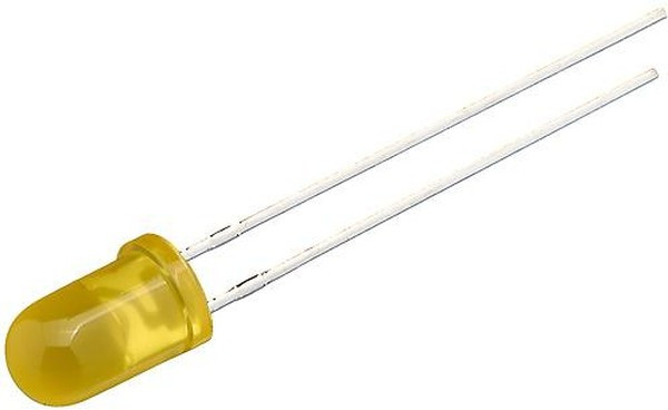 L-53YD, LED; 5mm; yellow; 5?32mcd; 60°; Front: convex; 2.1?2.5V L-53YD, LED; 5mm; yellow; 5?32mcd; 60°; Front: convex; 2.1?2.5V