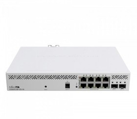 MikroTik CSS610-8P-2S+IN PoE-коммутатор, 8х 1G RJ45, 2х SFP+, раздача PoE 140 Вт, SwitchOS Lite