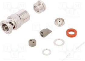 31-224, Вилка; BNC; "папа" / "мама"; прямой; 50Ом; RG108; на провод