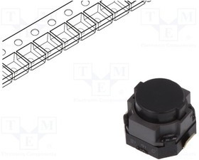 EVP-ASDC1A, Tactile Switches Swtch Lite Touch SMD 5mm ht J-bent 2.5N
