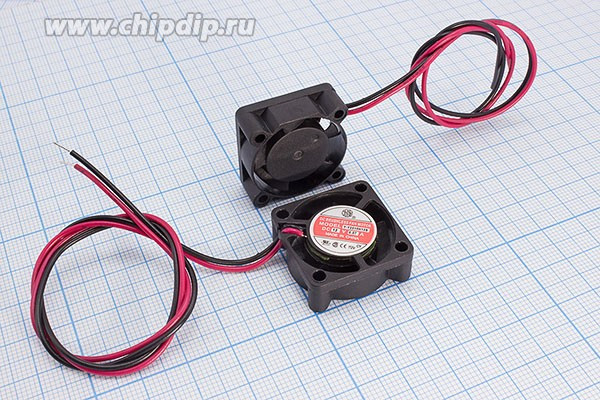 Вентилятор постоянного тока 12 Вольт, 25x25x10мм, подшипник скольжения, 10000 об/мин, YM1202PFS1 [Y-Y2510H12B]; Q-ВН318 вент 25x25x10\ 12В\