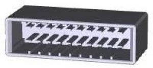 178328-3, 2x10P 2 3.81mm 5.08mm Male pin 10 Straight Plugin,P=3.81mm Wire To Board / Wire To Wire Connector