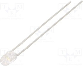 LTW-42NDP4, LED; 3mm; white; 400?1100mcd; 45°; Front: convex; 3.3?3.8V