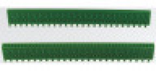 925369-6, Conn Housing RCP 6 POS 2.54mm Crimp ST Cable Mount Green