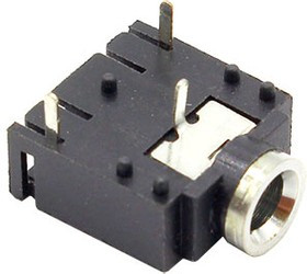 CKX-3.5-12, гнездо аудио 3.5мм стерео пластик на плату