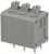 TBL006V-500-03GY-2GY, Fixed Terminal Blocks Terminal block, screwless, 5.00, Vertical, 3, Gray w Gray Button