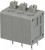 TBL006V-500-03GY-2GY, Fixed Terminal Blocks Terminal block, screwless, 5.00, Vertical, 3, Gray w Gray Button