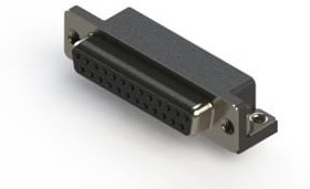 622-025-268-032, D-Sub Standard Connectors 25P RECPT RA .318 FP