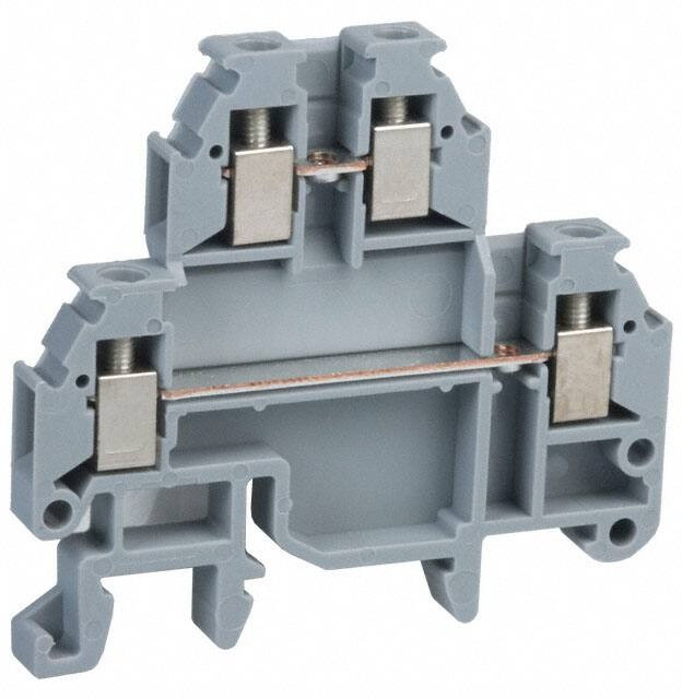 1414129, Клеммная колодка на DIN рейку, 4 вывод(-ов), 26 AWG, 16 AWG, 14 мм², Винт, 15 А 1414129, Клеммная колодка на DIN рейку, 4 вывод(-ов), 26 AWG, 16 AWG, 14 мм², Винт, 15 А