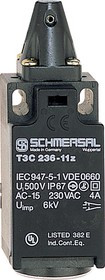 T4C 236-11Z, TC 236 Safety Hinge Switch, NO/NC