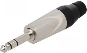 JS3P, Вилка, Jack 6,3мм, "папа", mono, Кол-во полюс: 2, прямой, на провод