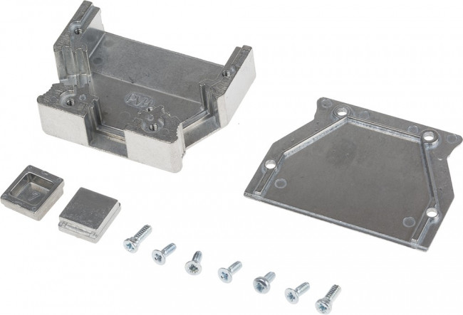 61030010012, D-Sub Backshells D-SUB- 15/25 INDUCOM MET HOOD