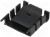 FK 224 SA-220-2, Heat Sink Passive TO-220 Vertical Thru-Hole 18K/W Black Anodized