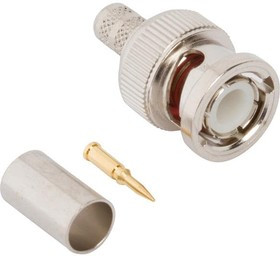 112122, RF Connectors / Coaxial Connectors BNC ST CRIMP PLUG RG 59 50 OHM 3PC-DC