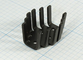 Радиатор охлаждения; №12388 охладитель 45x 36x 25\B09\\Al\чер\302\