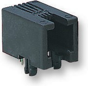87180-088LF, Conn Modular Jack F 8 POS 1.27mm Solder RA Thru-Hole 8 Terminal 1 Port Cat 3 Tube