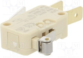 D45U-V3RA, Микропереключатель SNAP ACTION, SPDT, 16A/250ВAC, 4A/250ВDC