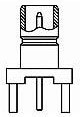 415504-2, RF Connectors / Coaxial Connectors JACK PCB MINI-SMB VERT 75 OHM