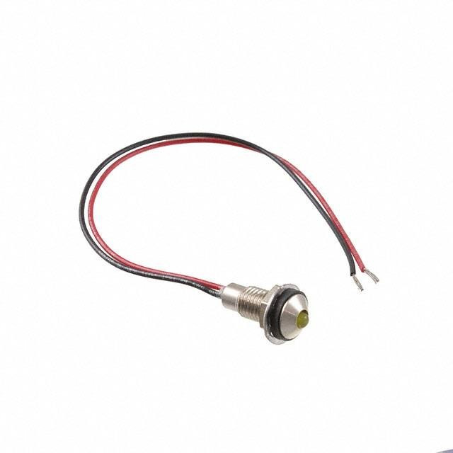 CDLB-1-2701-9923-I, LED PANEL INDICATOR, 6MM, YEL, 28VDC