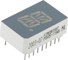 PSA05-11GWA, 12.7мм, 16х1 зеленый ОА, 4.7мКд